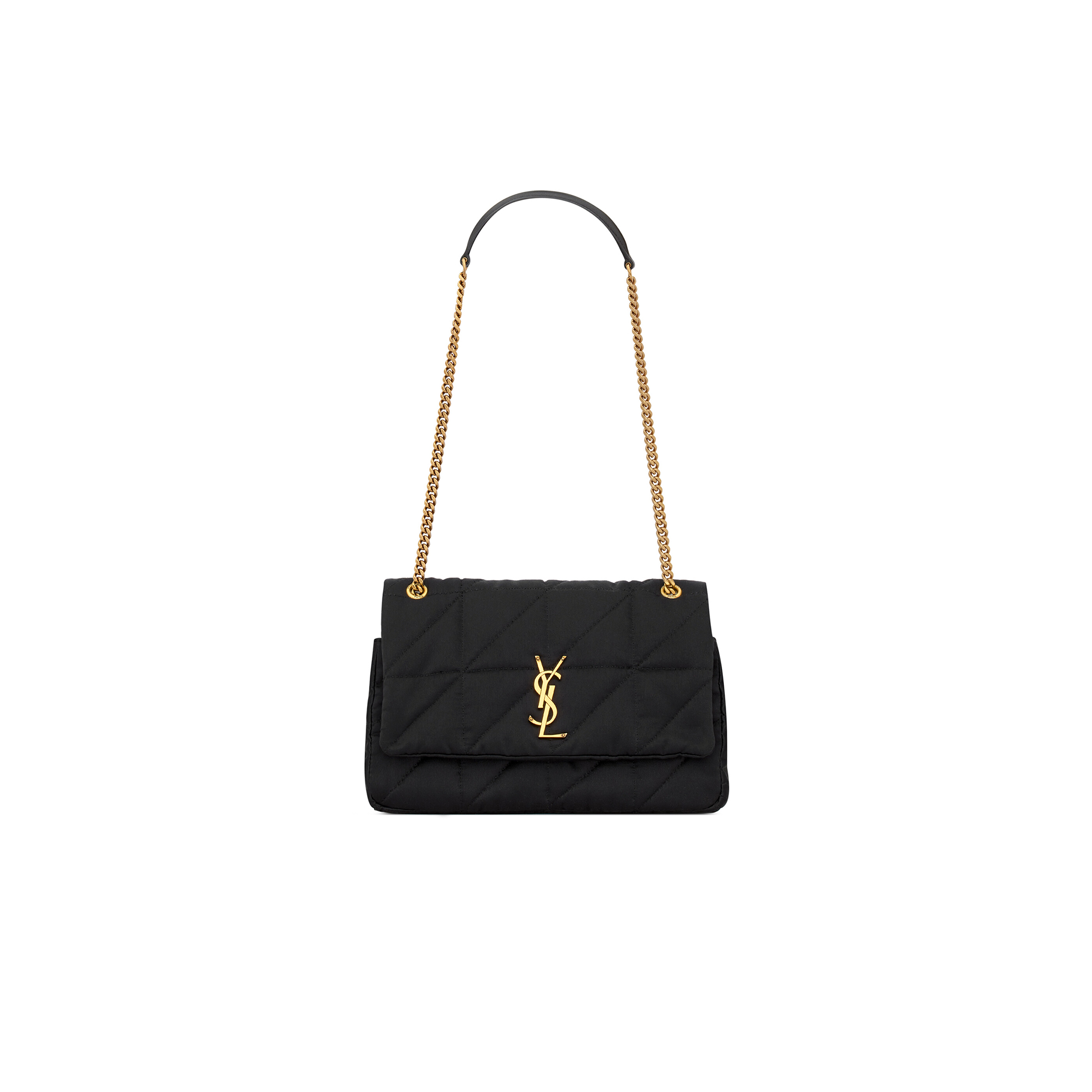 YSL JAMIE MEDIUM IN SATIN 515821FAAUF1000 (25*15*7.5cm)